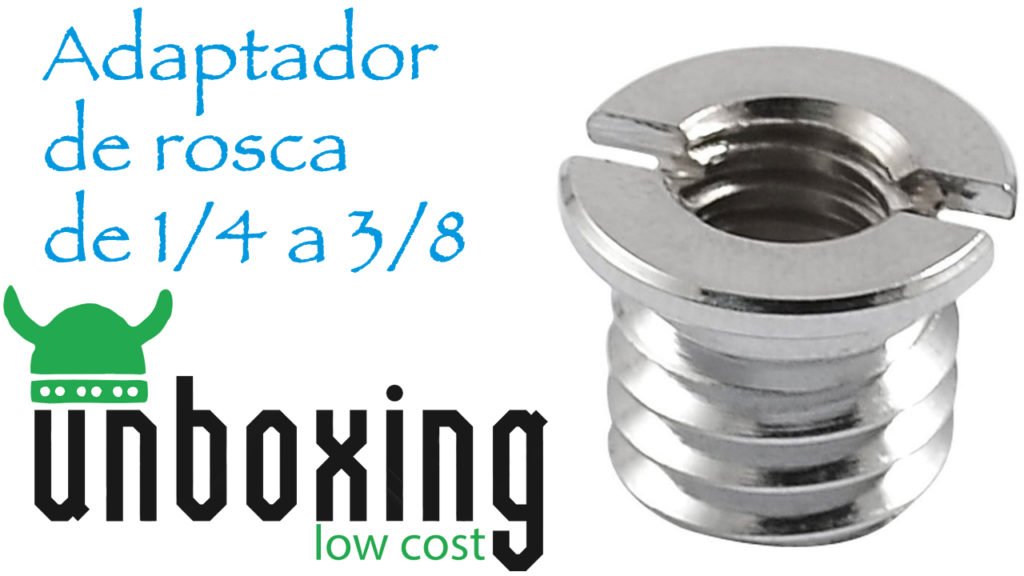 Adaptador de rosca de 1-4 a 3-8