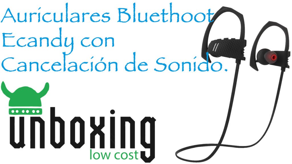 Auriculares Bluethoot Ecandy con Cancelación de Sonido